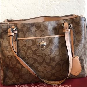 Large Coach tote